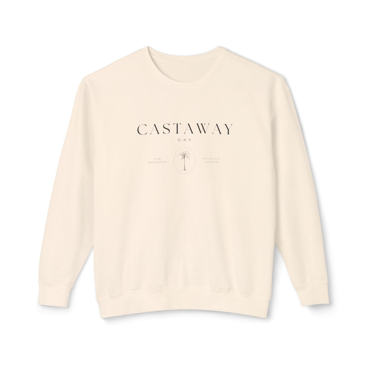 Castaway Cay Unisex Lightweight Comfort Colors Crewneck Sweatshirt