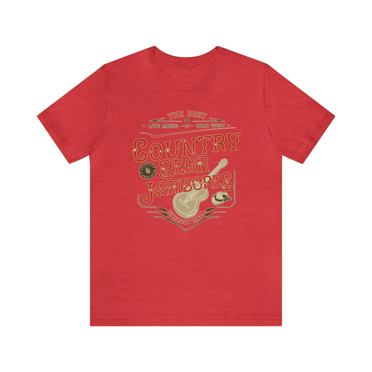 Country Bear Jamboree Bella Canvas Unisex Jersey Short Sleeve Tee