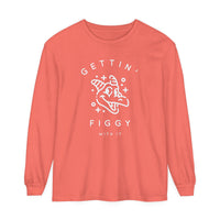 Gettin' Figgy With It Comfort Colors Unisex Garment-dyed Long Sleeve T-Shirt