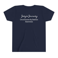 Joey's Journey Chromosome 6q Deletion Awareness Bella Canvas Youth Short Sleeve Tee