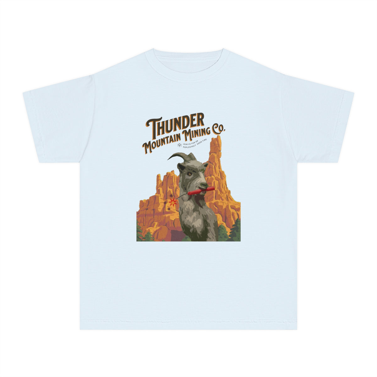Thunder Mountain Mining Co. Comfort Colors Youth Midweight Tee