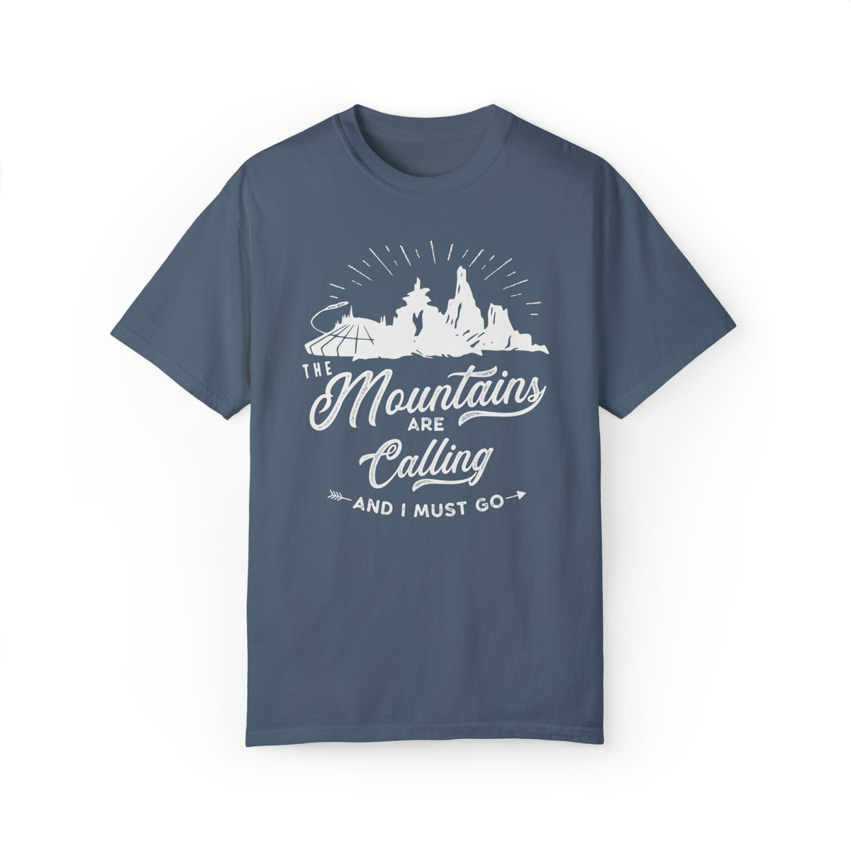 The Mountains Are Calling Comfort Colors Unisex Garment-Dyed T-shirt