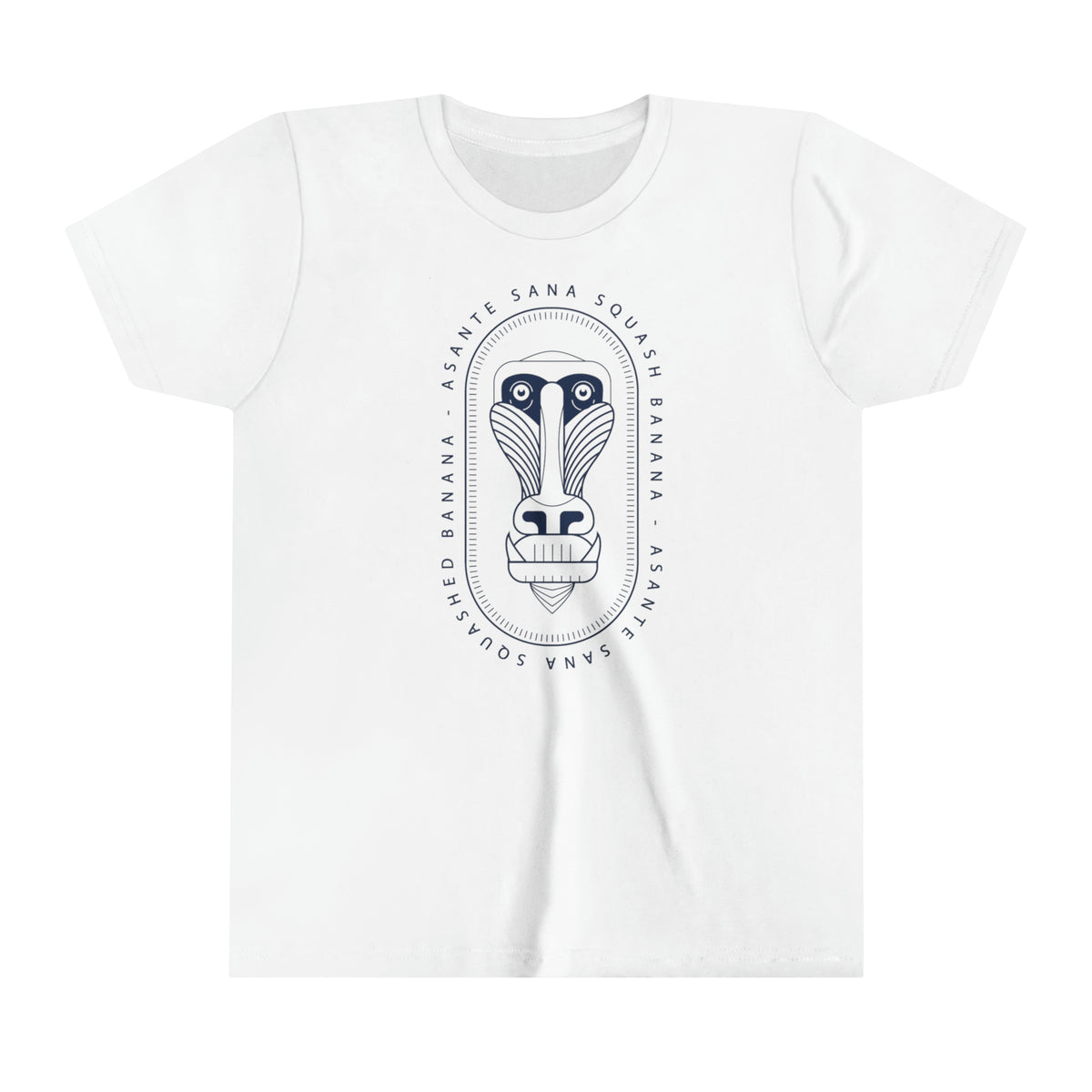 Asante Sana Squashed Banana Bella Canvas Youth Short Sleeve Tee
