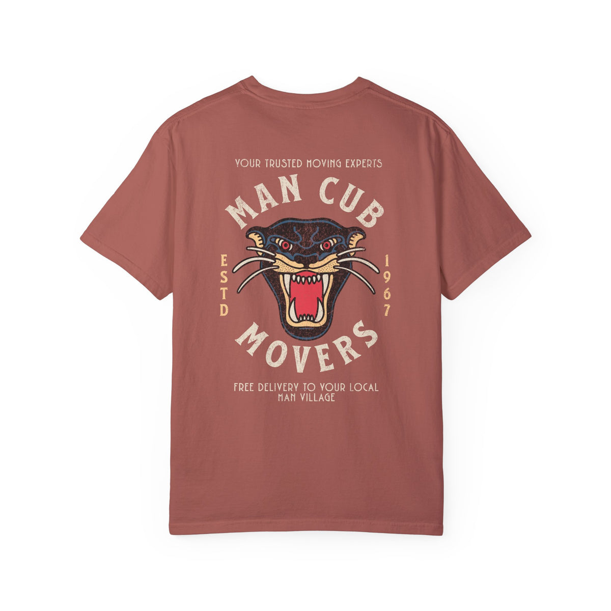 Man Cub Movers Comfort Colors Unisex Garment-Dyed T-shirt