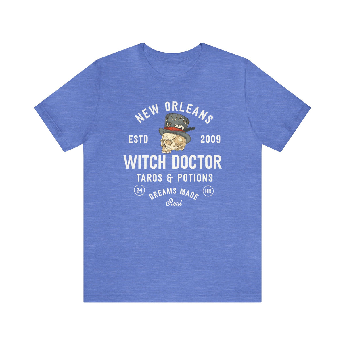 New Orleans Witch Doctor Bella Canvas Unisex Jersey Short Sleeve Tee