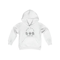 Rollin’ With The Homies Gildan Youth Heavy Blend Hooded Sweatshirt
