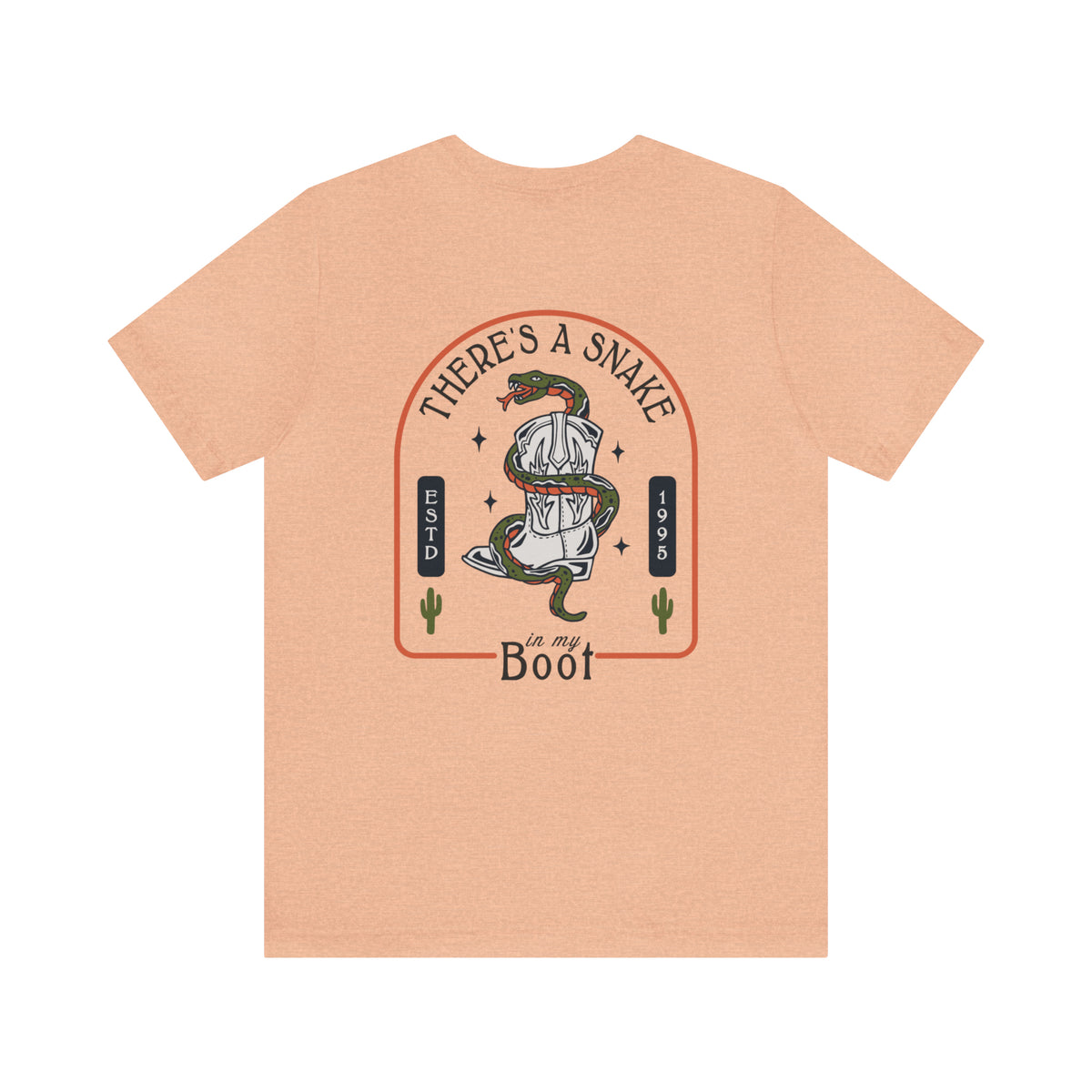 There's A Snake In My Boot Bella Canvas Unisex Jersey Short Sleeve Tee