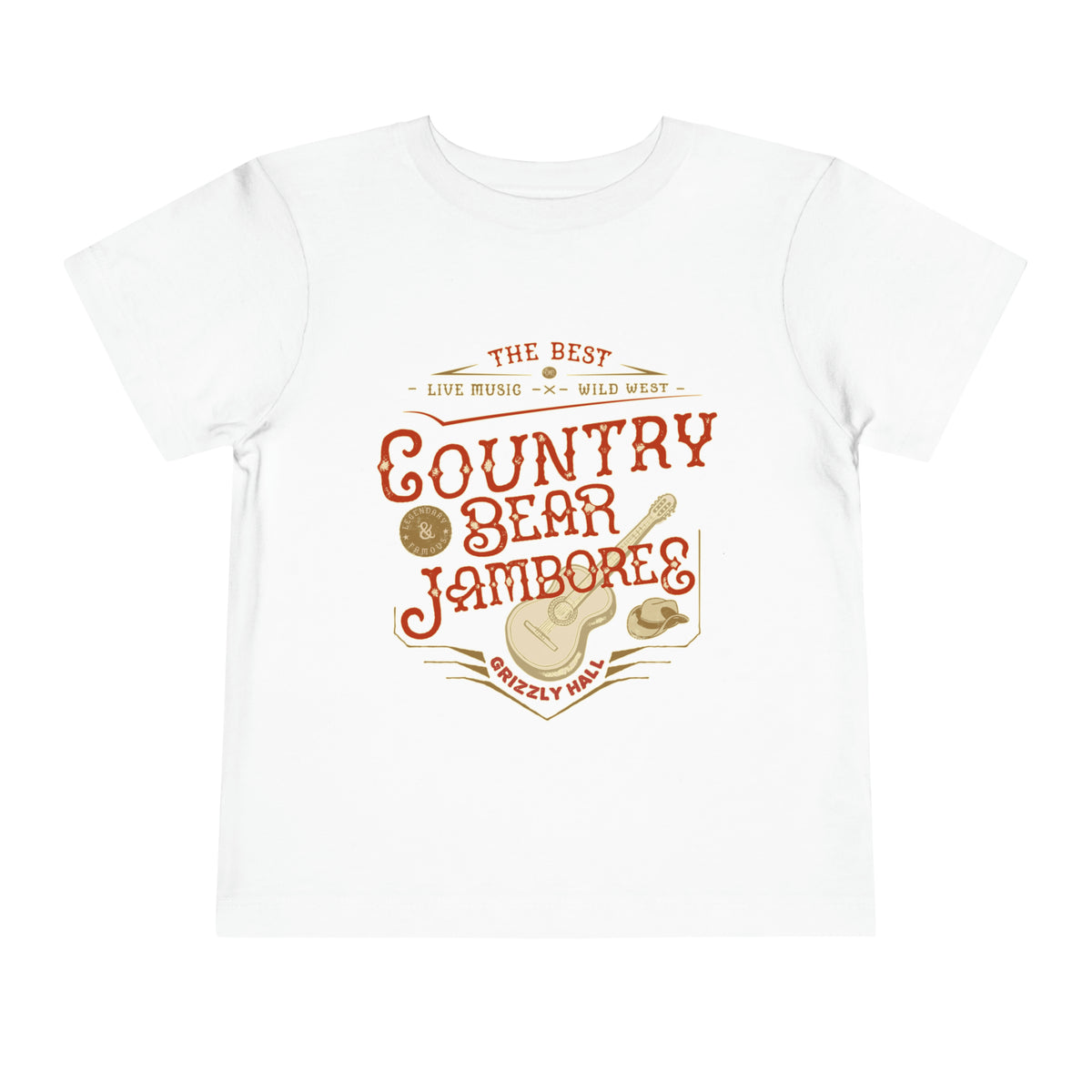 Country Bear Jamboree Bella Canvas Toddler Short Sleeve Tee