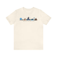 Meet Me At My Happy Place Bella Canvas Unisex Jersey Short Sleeve Tee