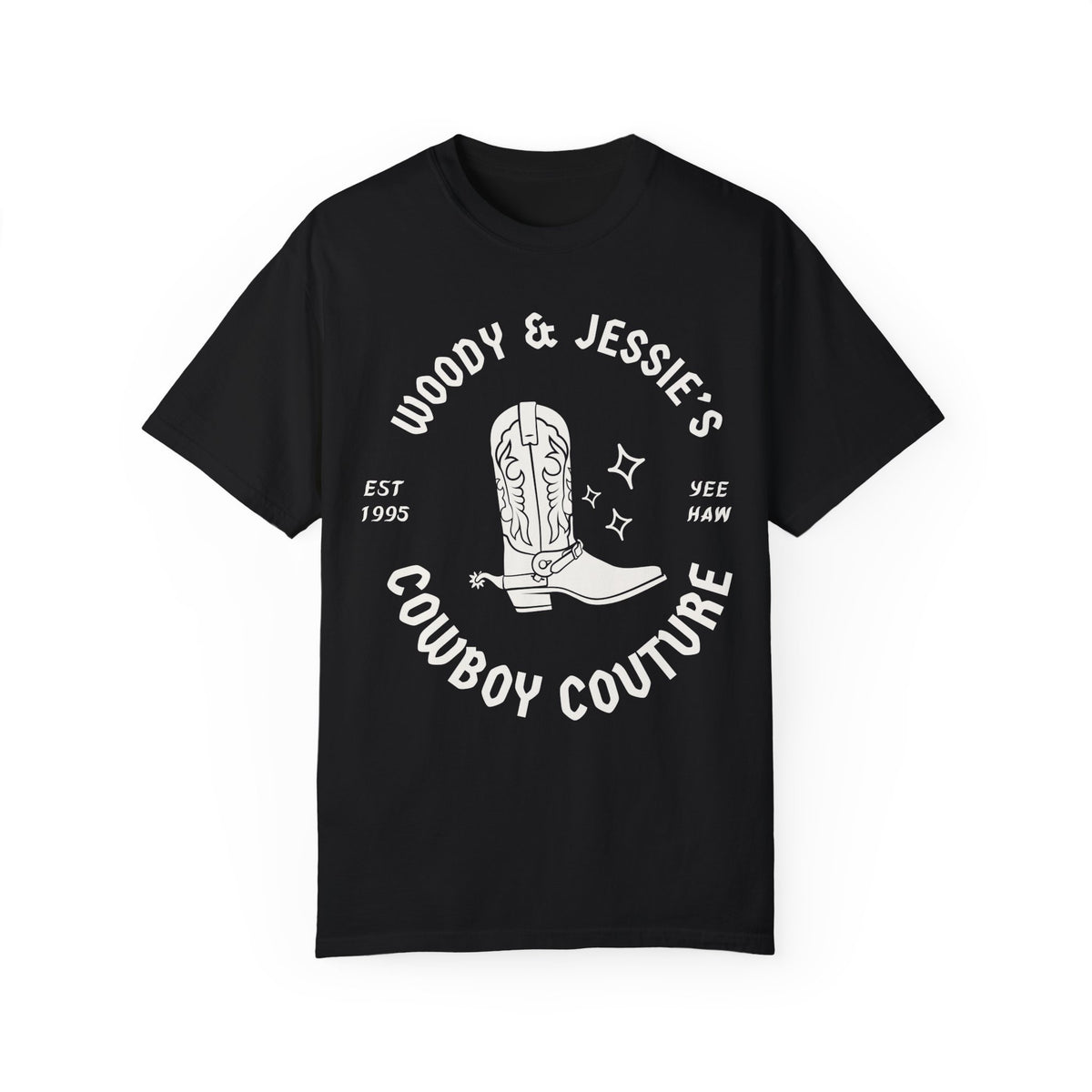 Woody & Jessie's Cowboy Couture Comfort Colors Unisex Garment-Dyed T-shirt