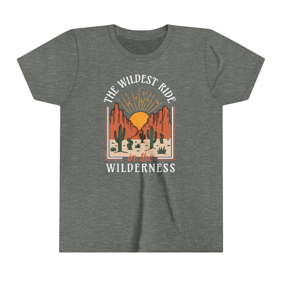The Wildest Ride In The Wilderness Bella Canvas Youth Short Sleeve Tee