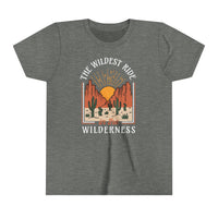 The Wildest Ride In The Wilderness Bella Canvas Youth Short Sleeve Tee