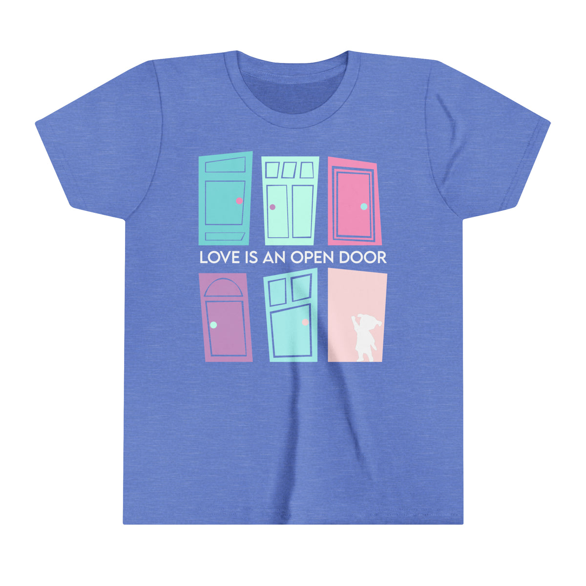 Love Is An Open Door Bella Canvas Youth Short Sleeve Tee