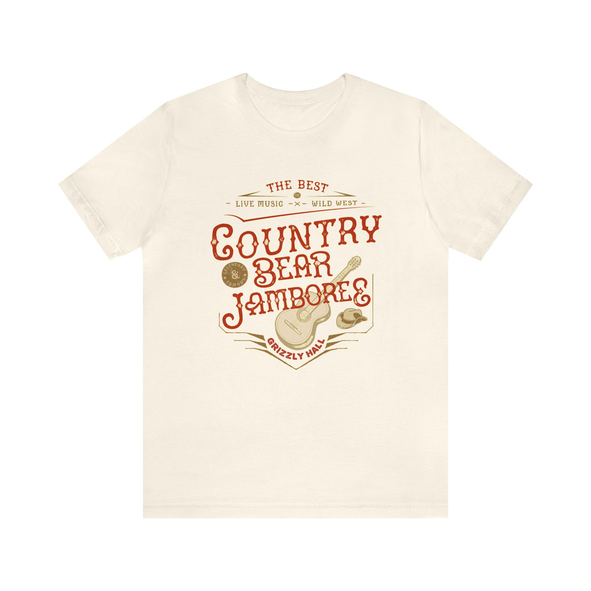 Country Bear Jamboree Bella Canvas Unisex Jersey Short Sleeve Tee