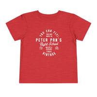 Pan's Flight School Bella Canvas Toddler Short Sleeve Tee