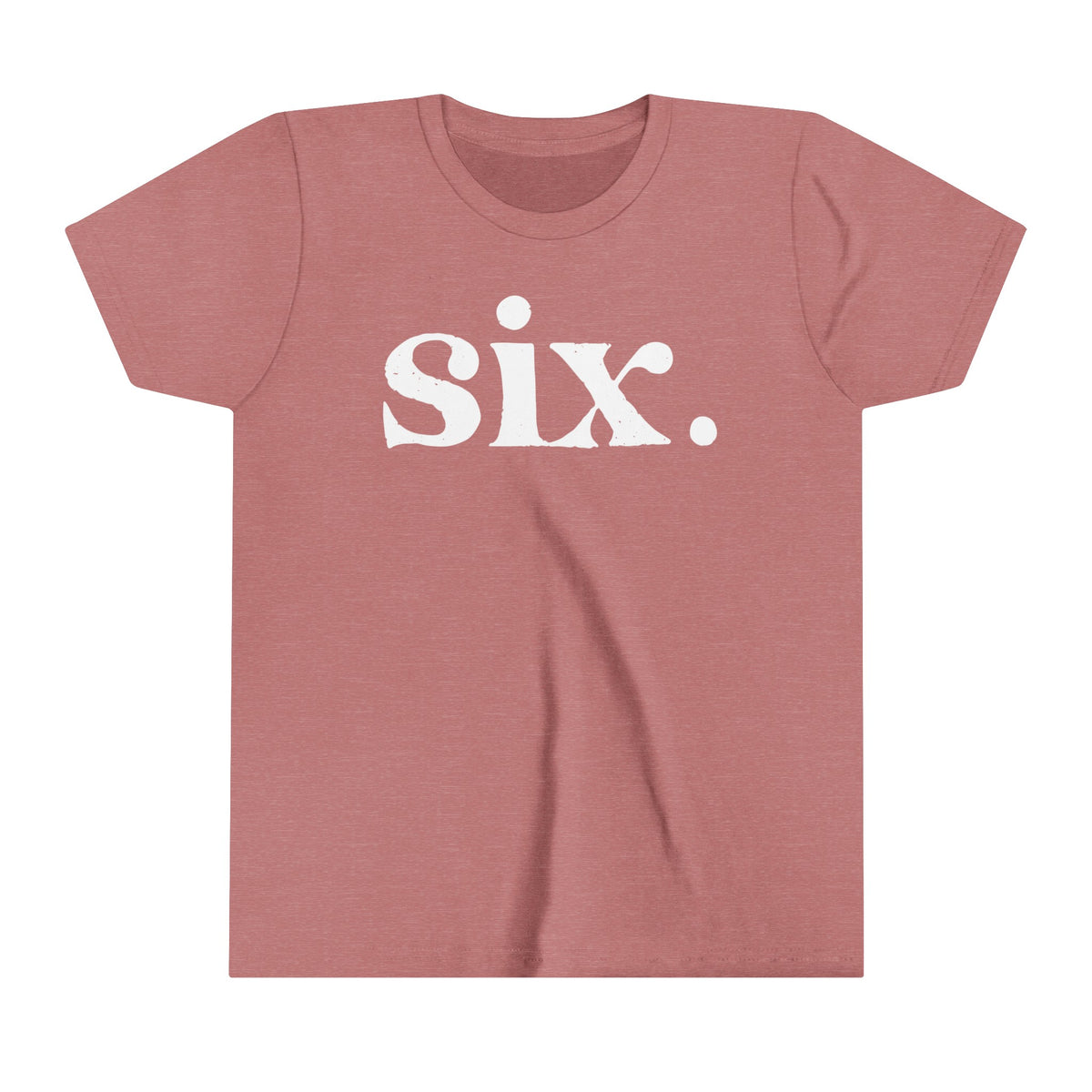 Six Bella Canvas Youth Short Sleeve Tee