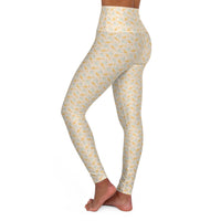 Surfin' Mickey Waisted Yoga Leggings (AOP)