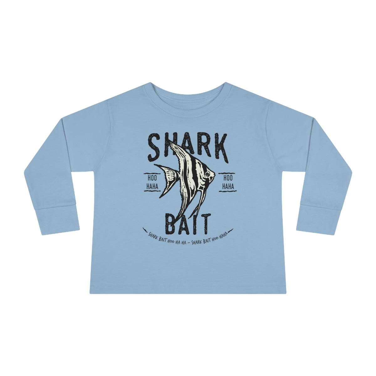 Shark Bait Hoo Haha Rabbit Skins Toddler Long Sleeve Tee