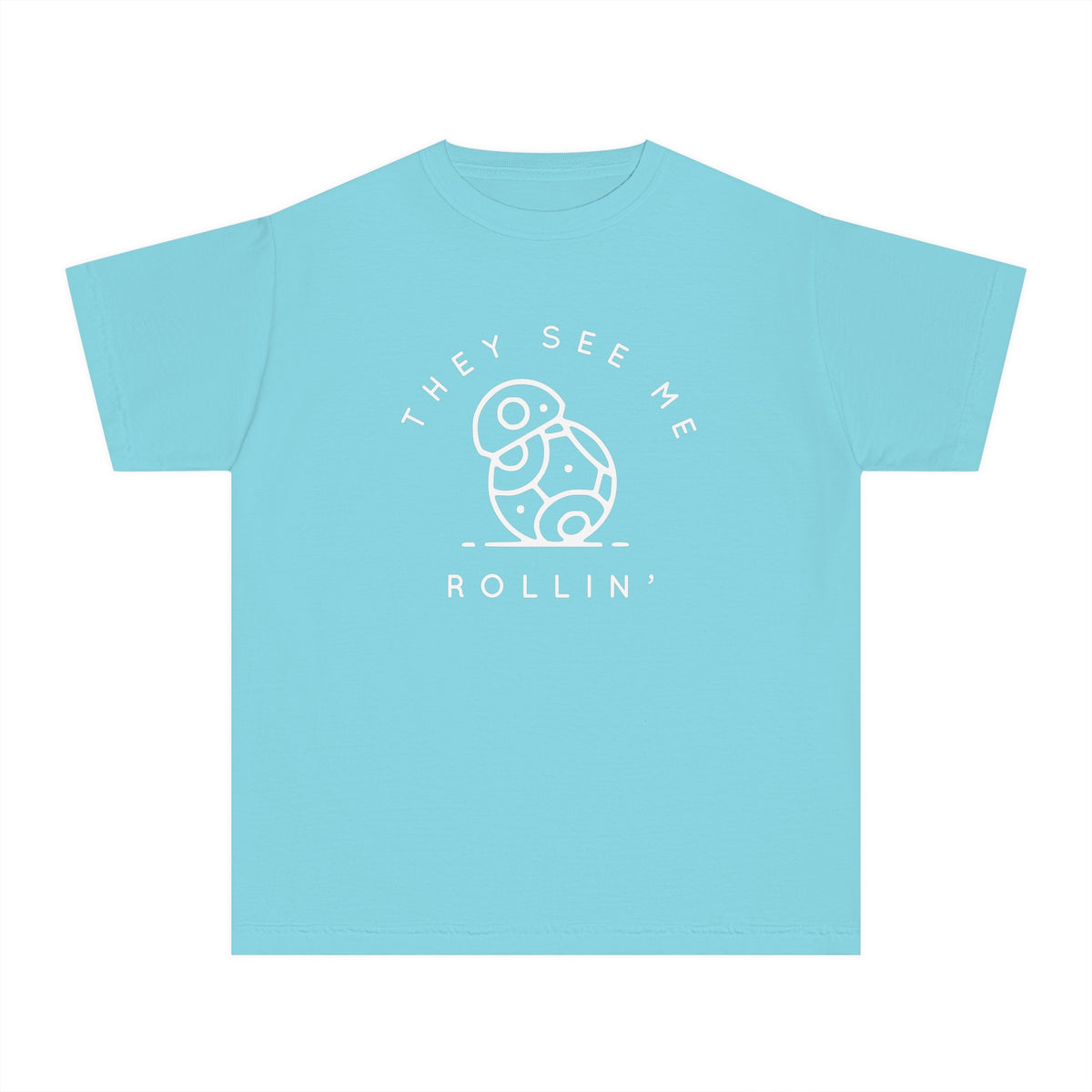 They See Me Rollin' Comfort Colors Youth Midweight Tee