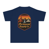 The Triple Mountain Badge — Parkbound Supply Co. Comfort Colors Youth Midweight Tee