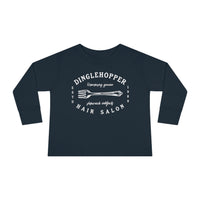 Dinglehopper Hair Salon Rabbit Skins Toddler Long Sleeve Tee