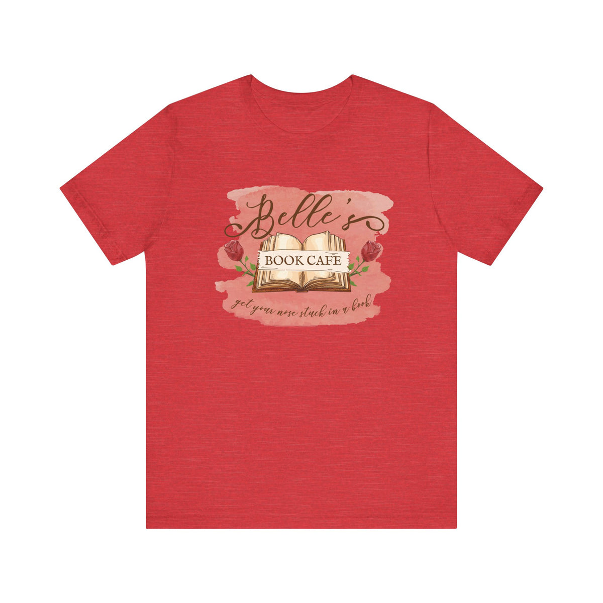Belle's Book Cafe Bella Canvas Unisex Jersey Short Sleeve Tee
