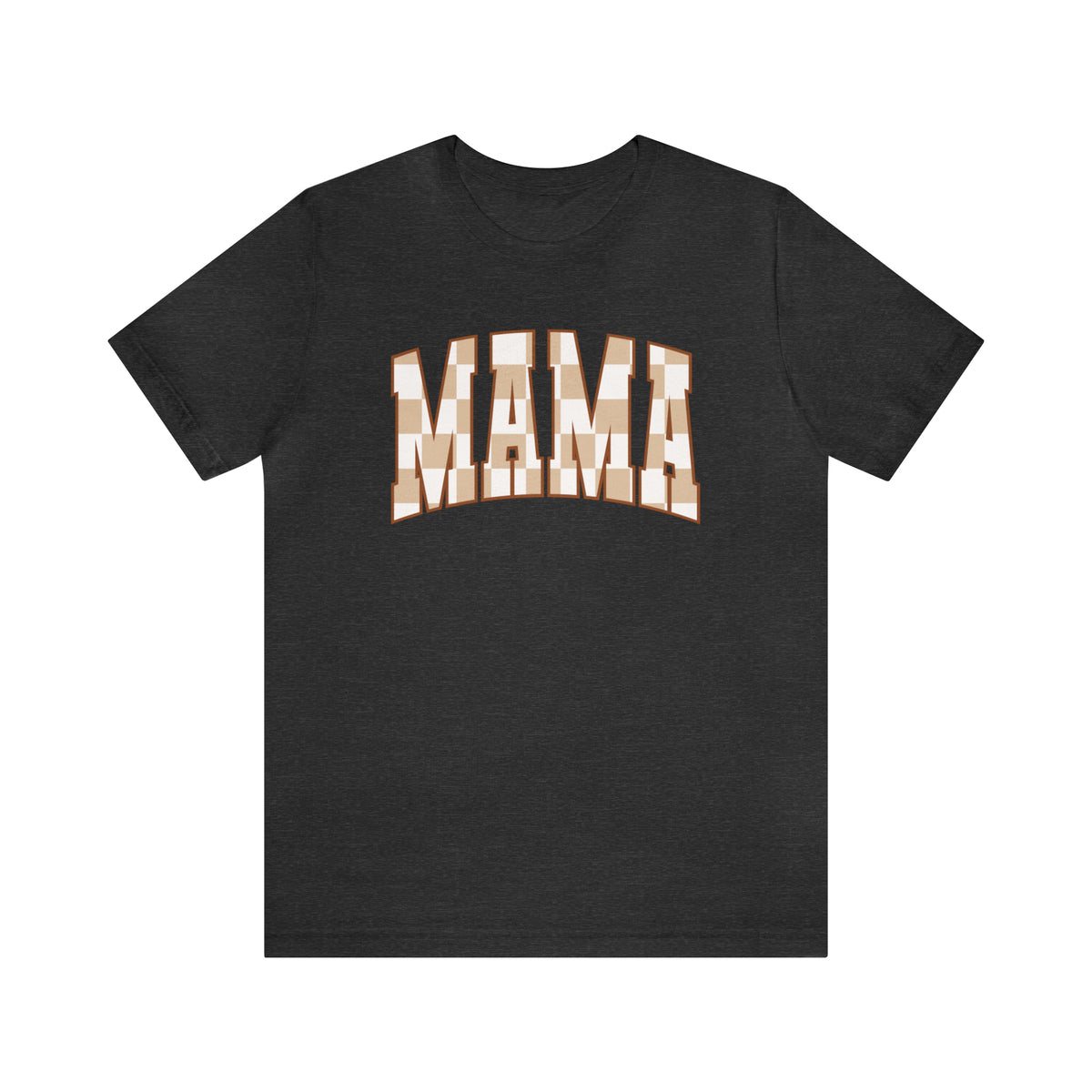 Checkered Mama Bella Canvas Unisex Jersey Short Sleeve Tee