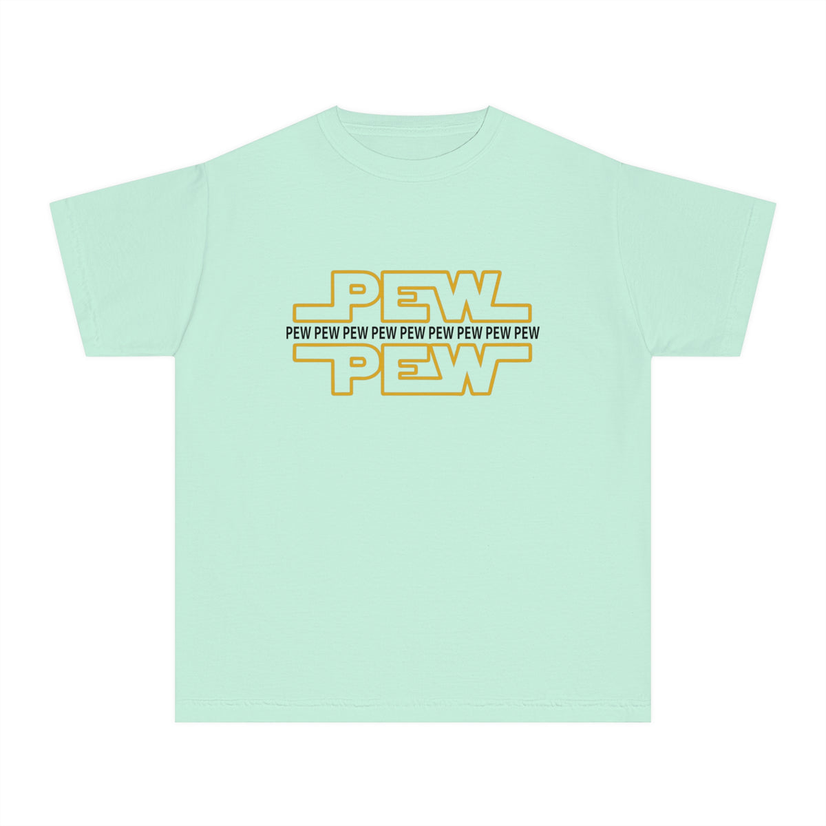 PEW PEW PEW Comfort Colors Youth Midweight Tee