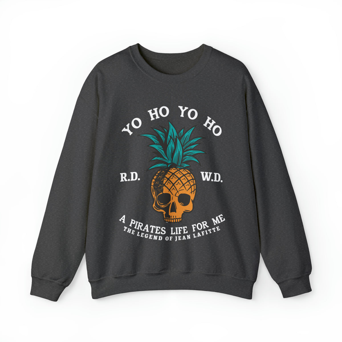 Yo Ho Pirates Life For Me Gildan Unisex Heavy Blend™ Crewneck Sweatshirt