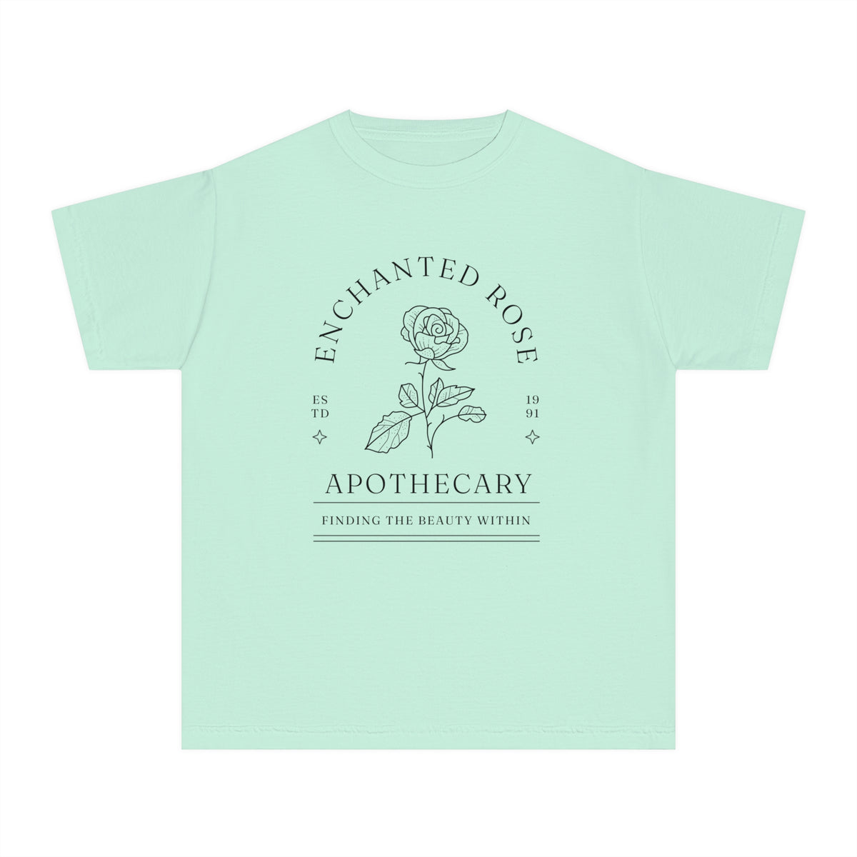Enchanted Rose Apothecary Comfort Colors Youth Midweight Tee