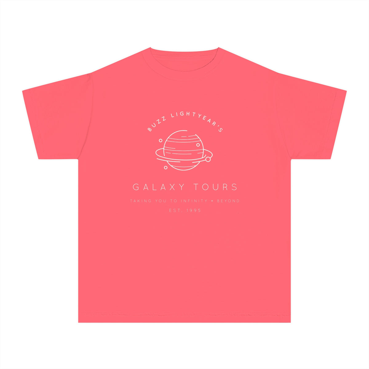 Lightyear's Galaxy Tours Comfort Colors Youth Midweight Tee