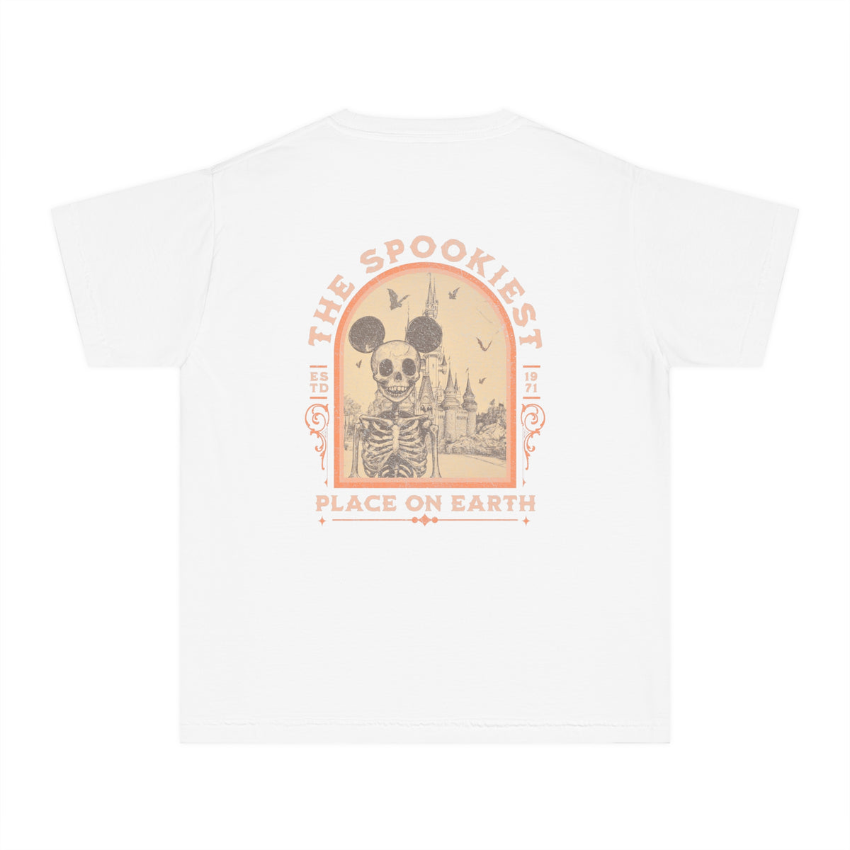 The Spookiest Place on Earth Comfort Colors Youth Midweight Tee