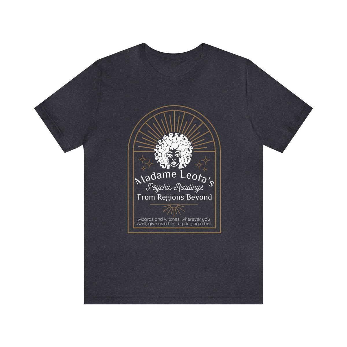 Madame Leota’s Psychic Readings Bella Canvas Unisex Jersey Short Sleeve Tee
