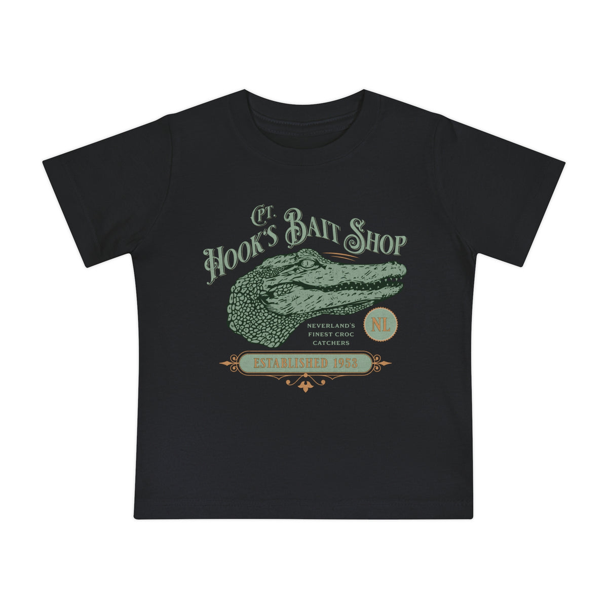 Captain Hook’s Bait Shop Bella Canvas Baby Short Sleeve T-Shirt
