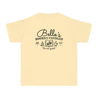Belle’s Books & Candles Comfort Colors Youth Midweight Tee