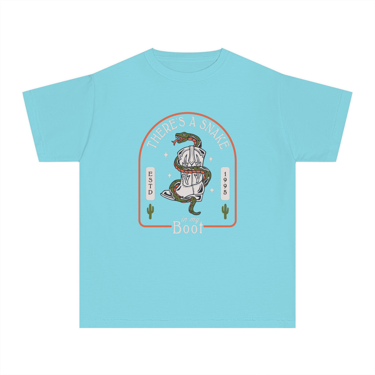 There's A Snake In My Boot Comfort Colors Youth Midweight Tee