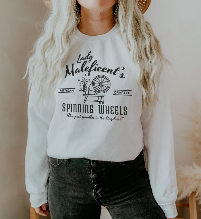 Maleficent's Spinning Wheels Unisex Heavy Blend™ Crewneck Sweatshirt