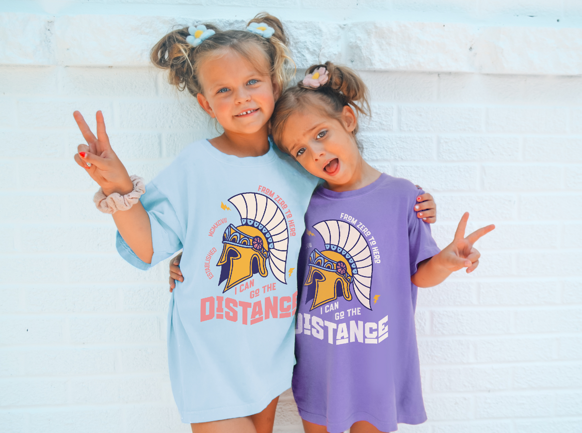 I Can Go The Distance Comfort Colors Youth Midweight Tee