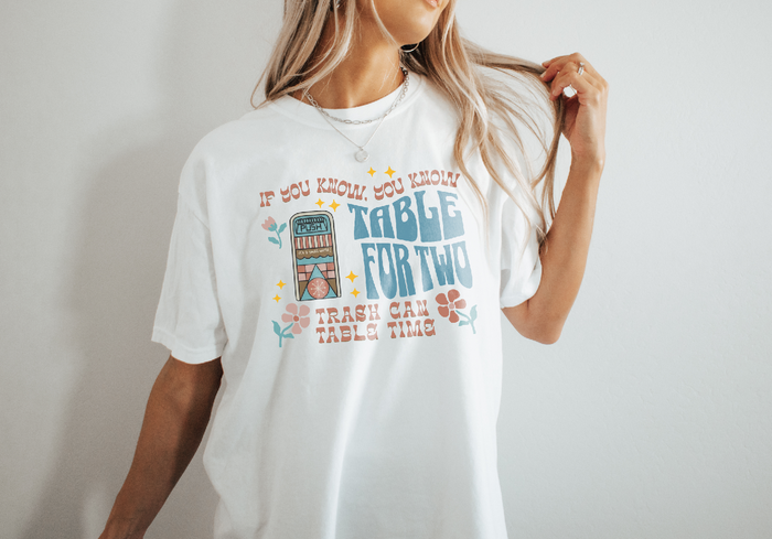 Table For Two Comfort Colors Unisex Garment-Dyed T-shirt