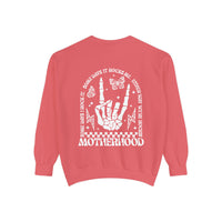 Motherhood Comfort Colors Unisex Garment-Dyed Sweatshirt