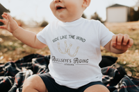 Ride Like the Wind Bullseye Bella Canvas Baby Short Sleeve T-Shirt