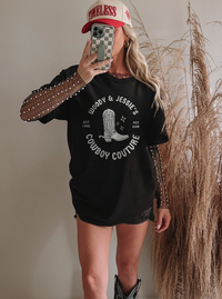 Woody & Jessie's Cowboy Couture Comfort Colors Unisex Garment-Dyed T-shirt