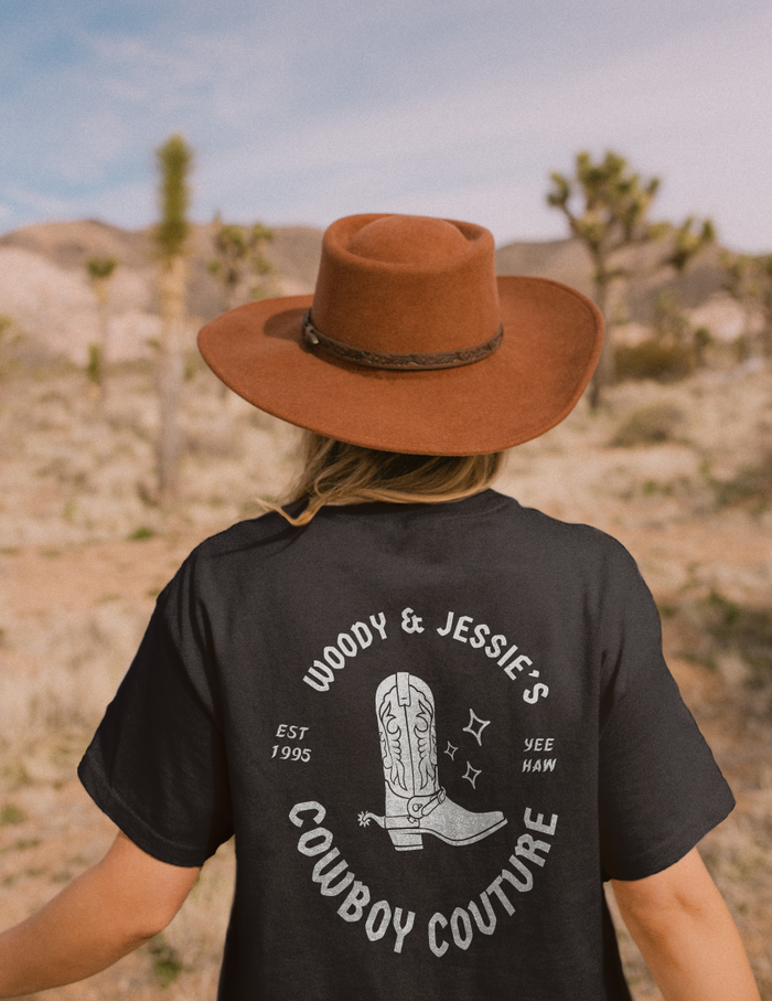 Woody & Jessie's Cowboy Couture Comfort Colors Unisex Garment-Dyed T-shirt
