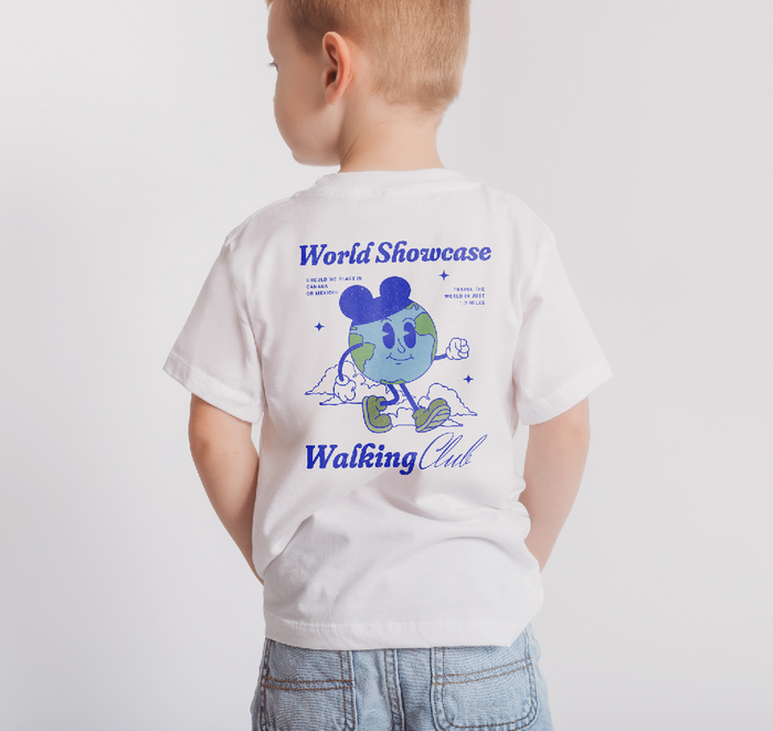 World Showcase Walking Club Bella Canvas Toddler Short Sleeve Tee