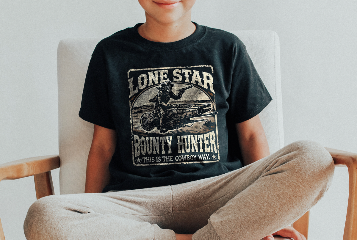 Lone Star Bounty Hunter Comfort Colors Youth Midweight Tee