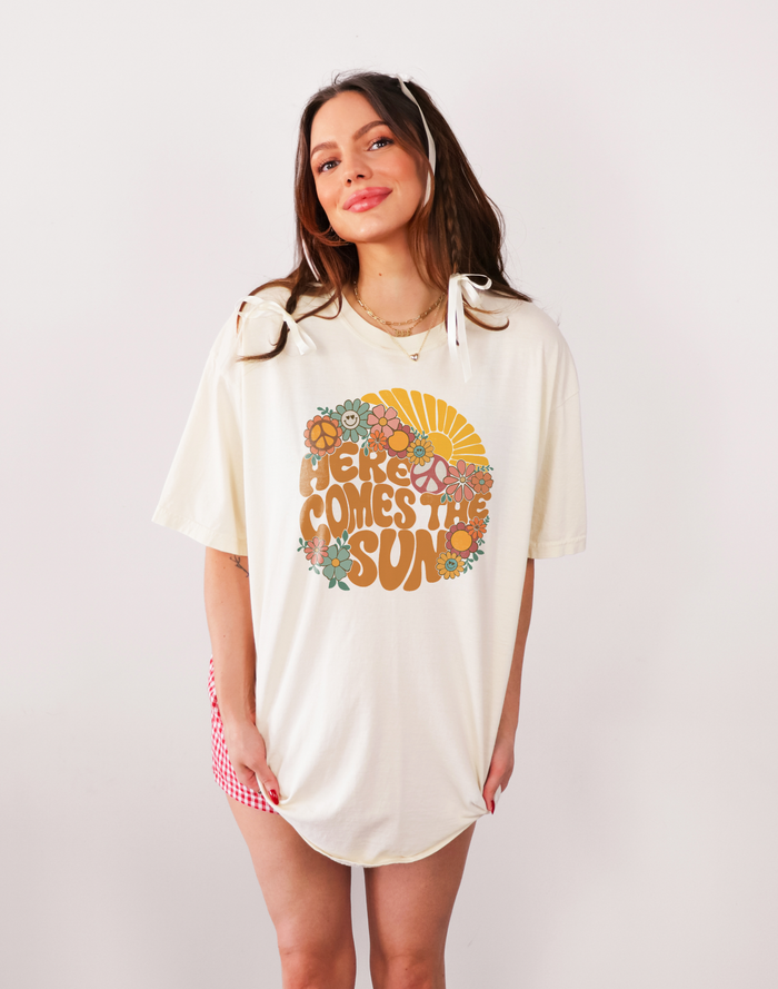 Here Comes the Sun Comfort Colors Unisex Garment-Dyed T-shirt