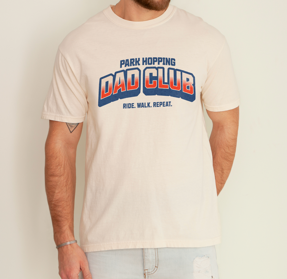 Park Hopping Dad Club Comfort Colors Unisex Garment-Dyed T-shirt