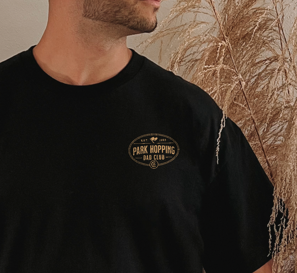 Park Hopping Dad Club Comfort Colors Unisex Garment-Dyed T-shirt
