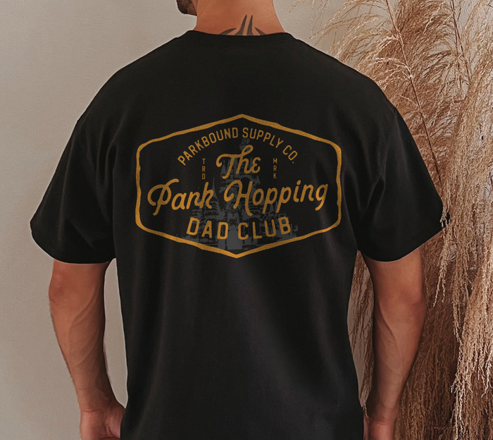 Park Hopping Dad Club Comfort Colors Unisex Garment-Dyed T-shirt