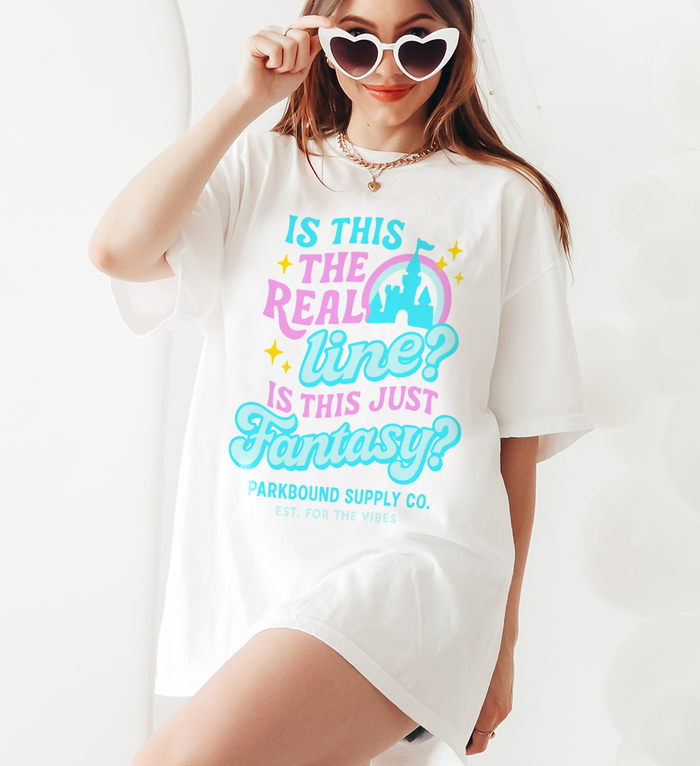 Is This the Real Line? Is This Just Fantasy? Comfort Colors Unisex Garment-Dyed T-shirt